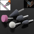 '-5 Pcs Shank Abrasive Mounted Stone (Multicolour)